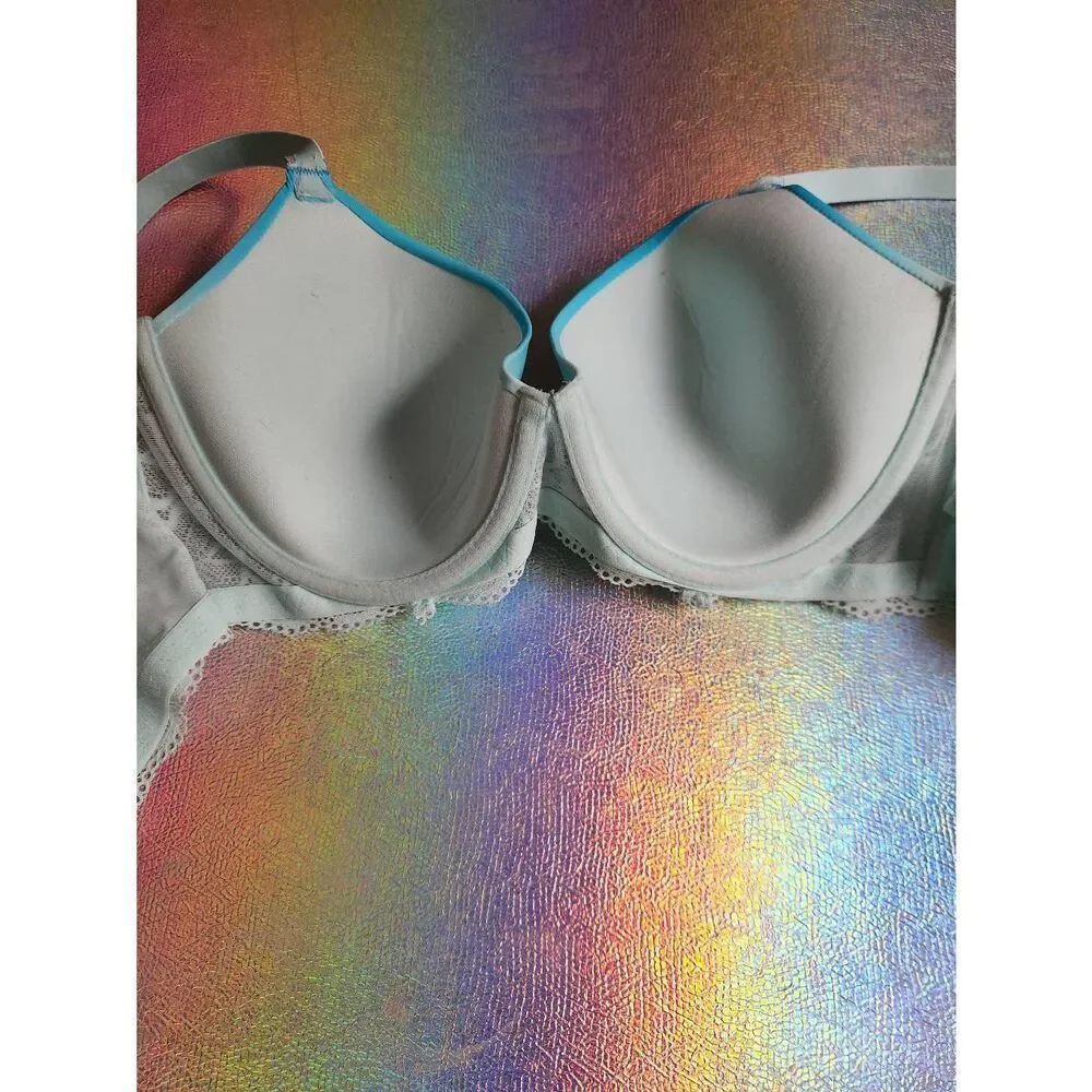 No Boundaries ombre aqua T-Shirt Bra Size 40C